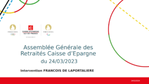 Présentation F. DE LA PORTALIERE